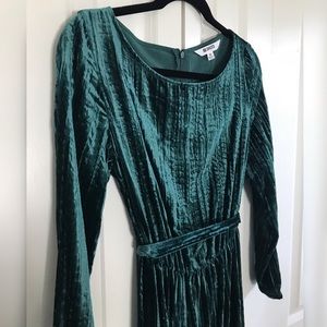 Velvet Long Sleeve Dress